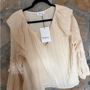 VICI Blouse by &Merci NWT, Beige
